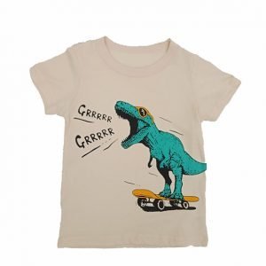 Camiseta Dinosaurio T-Rex en patinete