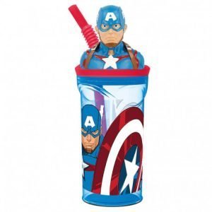 Vaso Capitán América 3D