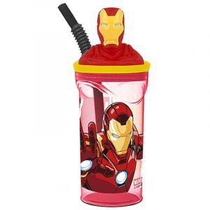 Botella Iron Man 3d